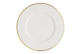 ASSIETTE PLATE GOLD LINE 24CM EN PORCELAINE – Assiette – HygiRéa