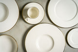 ASSIETTE PLATE GOLD LINE 30CM EN PORCELAINE – Assiette – HygiRéa