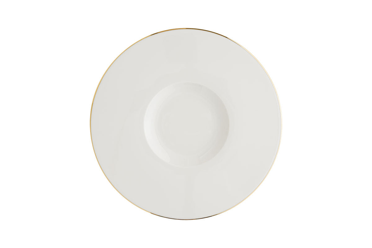 ASSIETTE PLATE GOLD LINE 30CM EN PORCELAINE – Assiette – HygiRéa