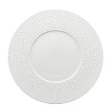 ASSIETTE PLATE MARTELÉ 27CM EN PORCELAINE BLANCHE – Assiette – HygiRéa