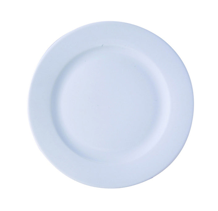 ASSIETTE PLATE KASZUB 30.5CM EN PORCELAINE BLANCHE – Assiette – HygiRéa