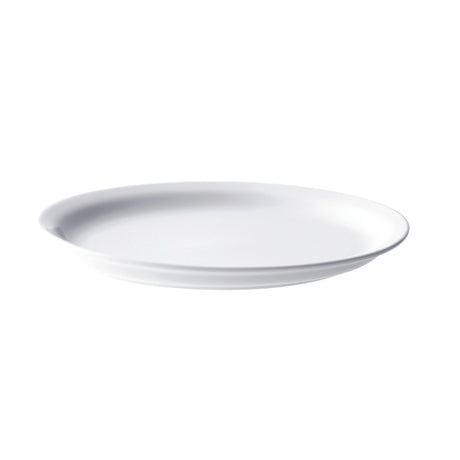 PLAT OVALE AMERYKA PORCELAINE BLANCHE 33CM – Assiette – HygiRéa