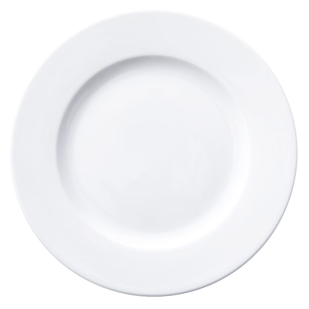 ASSIETTE PLATE ROMA 27CM PORCELAINE BLANCHE – Assiette – HygiRéa