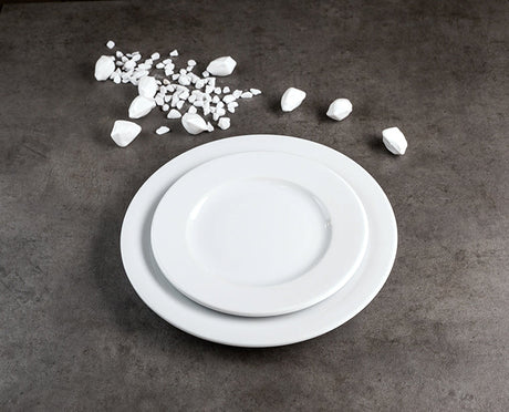 ASSIETTE PLATE WERSAL 21CM EN PORCELAINE BLANCHE – Assiette – HygiRéa