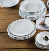 ASSIETTE PLATE Ø19CM PORCELAINE BLANCHE – Assiette – HygiRéa