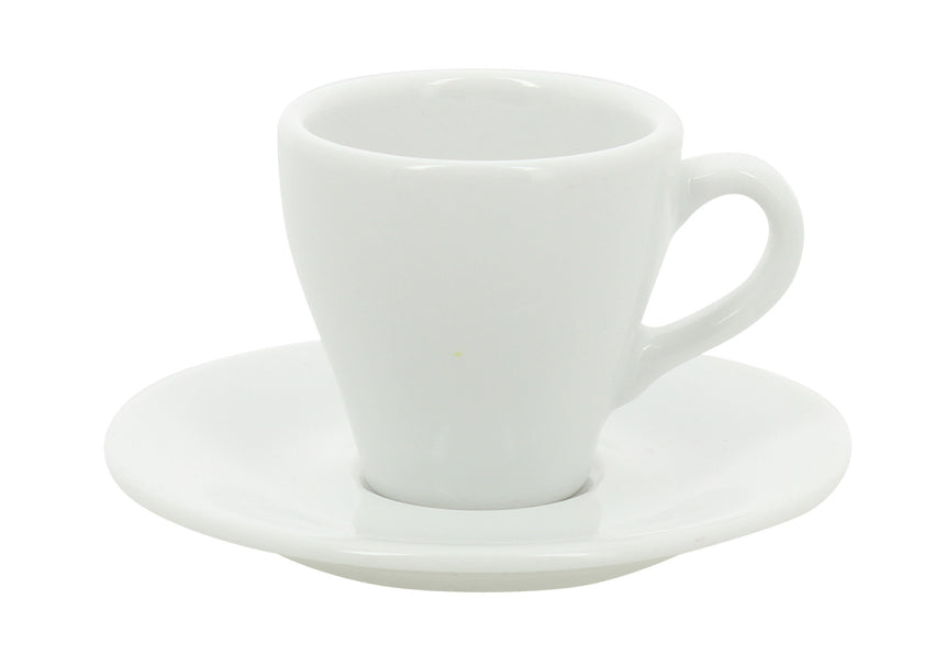 SOUS TASSE PAULA 14CM PORCELAINE BLANCHE – Petit déjeuner – HygiRéa