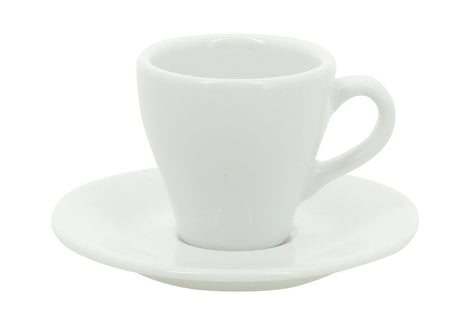 SOUS TASSE PAULA 14CM PORCELAINE BLANCHE – Petit déjeuner – HygiRéa