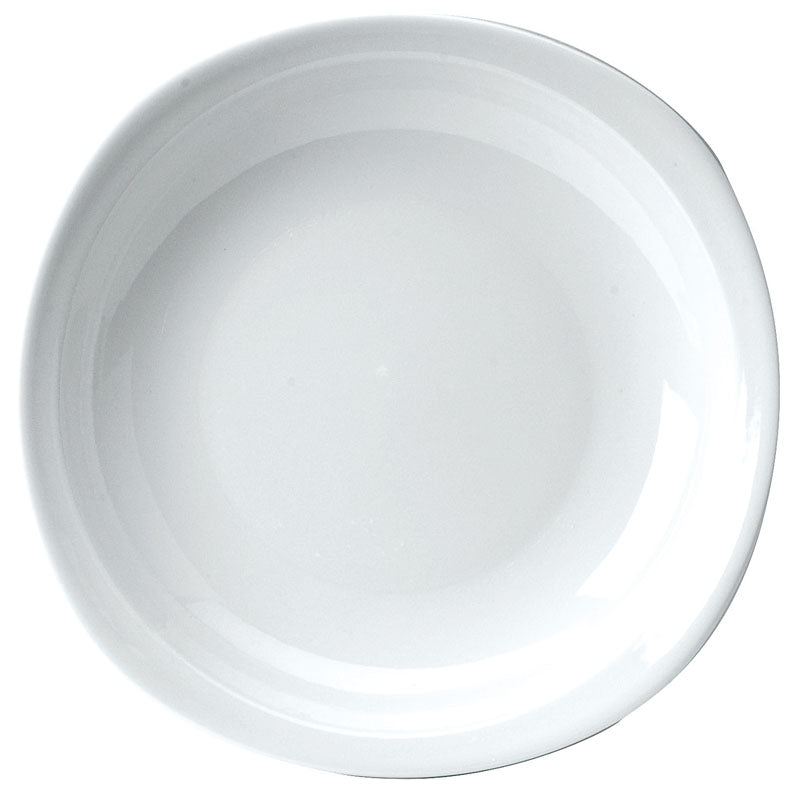 ASSIETTE CREUSE OSLO9 BLANCHE 15CM PORCELAINE – Assiette – HygiRéa
