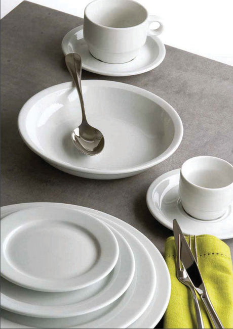 COMPOTIER CAFETERIA 37CL BLANC PORCELAINE – Complément table – HygiRéa