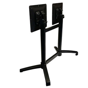 CALVI PIETEMENT DOUBLE RABATTABLE NOIR – Pied de table – HygiRéa
