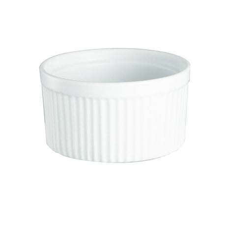 RAMEQUIN 9X4CM EN GRÈS BLANC – Cuisson au four – HygiRéa