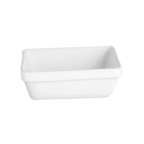RAVIER CARRÉ EMPILABLE 11X11CM EN GRÈS BLANC – Complément table – HygiRéa