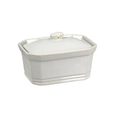 TERRINE AVEC COUVERCLE 1KG EN GRÈS BLANC – Conservation – HygiRéa