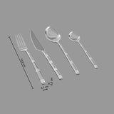 Ménagère 24 pièces Borah inox