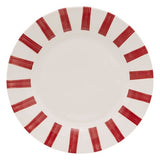 Assiette plate Cheri rouge diamètre 27 cm