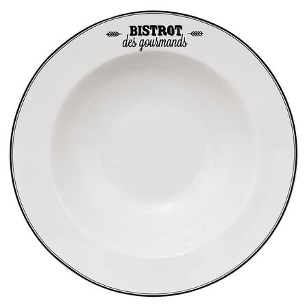 Assiette à pâtes Bistrot diam 27 cm