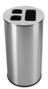 Collecteur 60L tri sélectif (3 compartiments) – Collecteur recyclage – HygiRéa