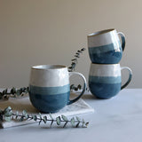 MUG RIGA BLEU 44CL EN GRÈS – Petit déjeuner – HygiRéa