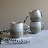 MUG RIGA VERT AMANDE 44CL EN GRÈS – Petit déjeuner – HygiRéa