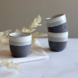 TASSE EXPRESSO RIGA 11CL MARRON EN GRÈS – Petit déjeuner – HygiRéa
