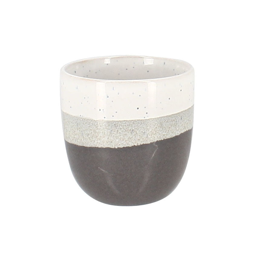 TASSE EXPRESSO RIGA 11CL MARRON EN GRÈS – Petit déjeuner – HygiRéa