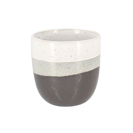 TASSE EXPRESSO RIGA 11CL MARRON EN GRÈS – Petit déjeuner – HygiRéa