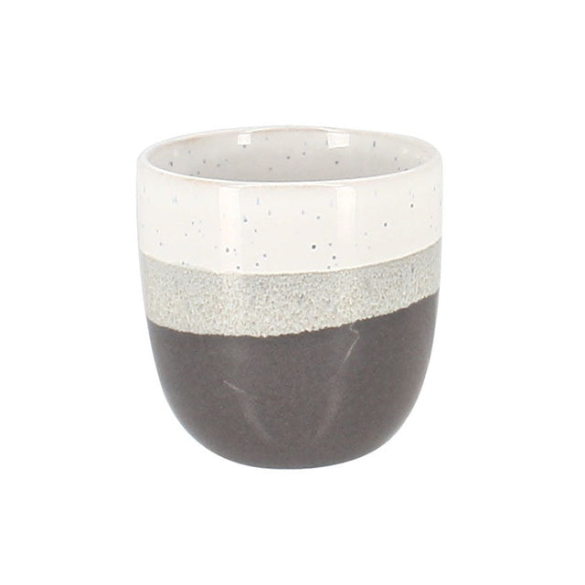 TASSE EXPRESSO RIGA 11CL MARRON EN GRÈS – Petit déjeuner – HygiRéa