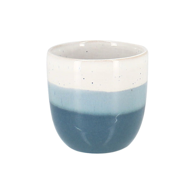 TASSE EXPRESSO RIGA BLEU 11CL EN GRÈS – Petit déjeuner – HygiRéa
