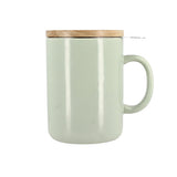 TISANIÈRE ANNA 350ML EN GRÈS CELADON COUVERCLE EN HEVEA – Café et thé – HygiRéa