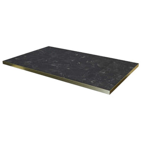 TAVOLA MARBRE NOIR- PLATEAU DE TABLE 110X70 – Plateau de table intérieur – HygiRéa