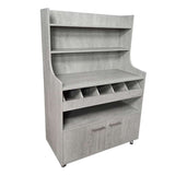 CAFETERIA - DESSERTE HAUT - BÉTON GRIS D3274 VL – Meuble Snacking – HygiRéa