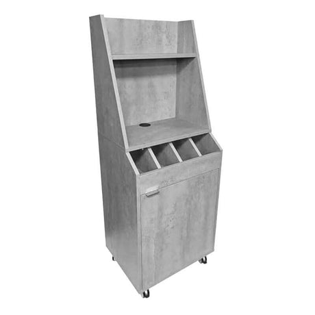SERVICE MONTE - SERVICE HAUT - BÉTON GRIS D3274 VL – Meuble Snacking – HygiRéa