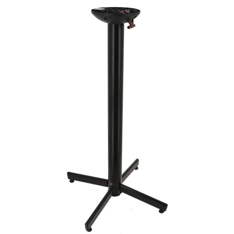 GENEVE MANGE DEBOUT AUTOSTABILISANT FLIPTOP - NOIR – Pied de table – HygiRéa
