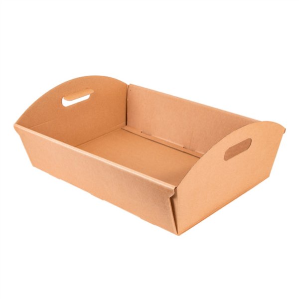 CORBEILLE CADEAU EN KRAFT 43x30x11 CM  - LOT DE 30