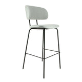 CHLOE CHAISE HAUTE METAL TISSU GRIS – Chaise d’intérieur – HygiRéa