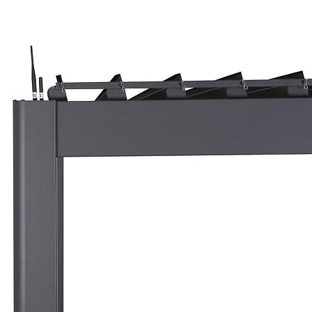 Pergola Evora électrique 4 x 3 m aluminium graphite