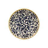 ASSIETTE CREUSE HÉRACLÉE 20CM EN GRÈS DÉCOR BLEU – Assiette – HygiRéa