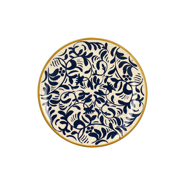 ASSIETTE DESSERT
HÉRACLÉE 19CM EN GRÈS
DÉCOR BLEU
