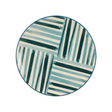 ASSIETTE À DESSERT AZUR 19CM EN GRÈS BLEU ET BLANC – Assiette – HygiRéa
