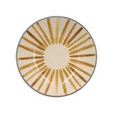 ASSIETTE CREUSE HORIZON 20.5CM EN GRÈS BEIGE ET MARRON – Assiette – HygiRéa