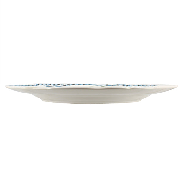 ASSIETTE PLATE GARDENIA 27CM EN GRÈS – Assiette – HygiRéa