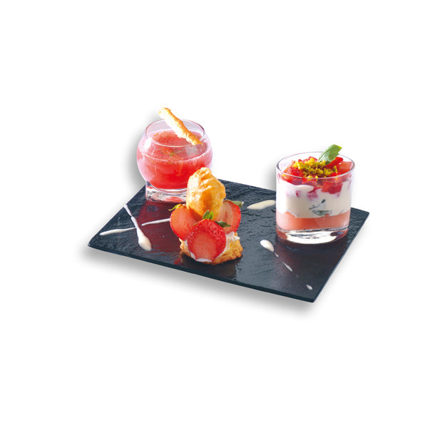 ASSIETTE ARDOISE
RECTANGULAIRE NATURELLE
25X10CM