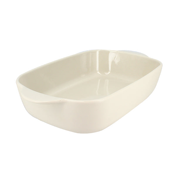 PLAT À FOUR OCTAVE RECTANGLE 38X23CM 3.3L EN GRÈS BEIGE – Cuisson au four – HygiRéa