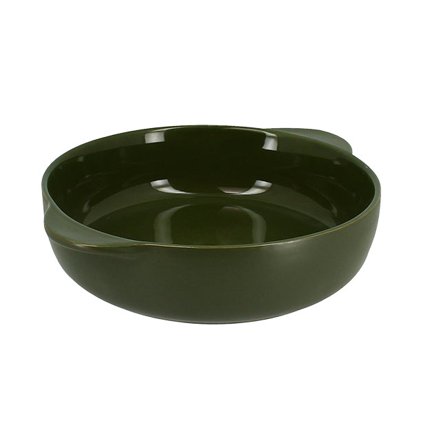 PLAT À FOUR OCTAVE ROND 20CM 950ML EN GRÈS VERT – Cuisson au four – HygiRéa