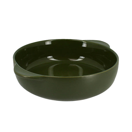 PLAT À FOUR OCTAVE ROND 20CM 950ML EN GRÈS VERT – Cuisson au four – HygiRéa