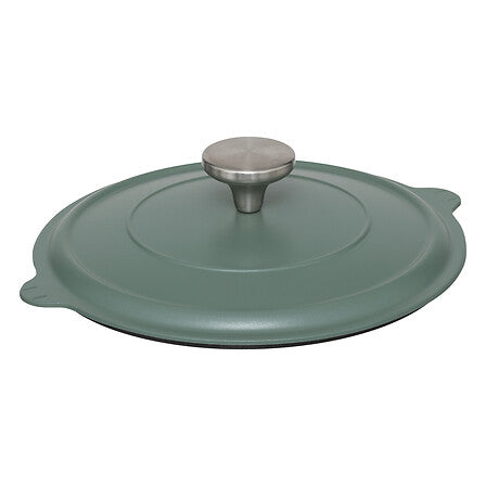 Cocotte avec panier et ustensile 24 cm fonte d'aluminium vert