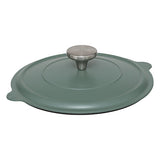 Cocotte avec panier et ustensile 24 cm fonte d'aluminium vert