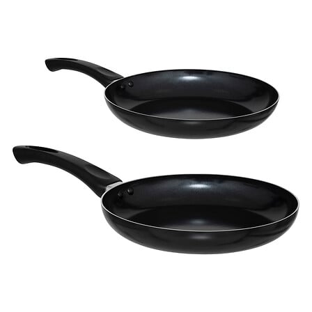 Lot de 2 poêles induction 24 /28 cm aluminium