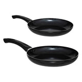 Lot de 2 poêles induction 24 /28 cm aluminium