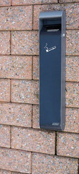 Cendrier mural "slim" 3L avec clef – Cendrier Mural – HygiRéa